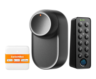 Czujnik inteligentny SwitchBot Inteligentny zamek Ultra 3w1 z centralką Hub Mini Matter i k W5600002